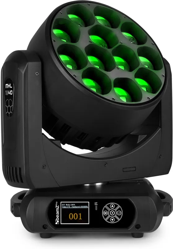 beamZ Pro MHL1240 Mov Head Zoom 12x40W Markenprodukt