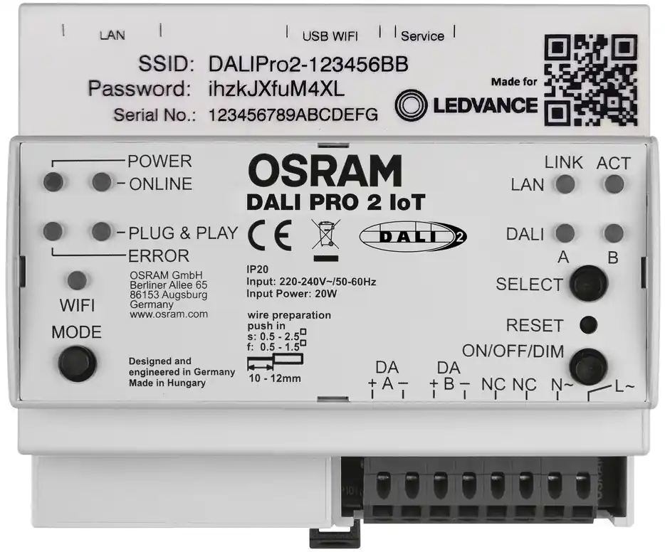 Markenprodukt OSRAM DALI PRO 2 IOT LDVV 2 IOT