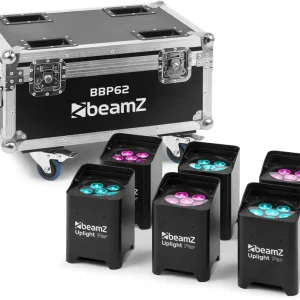 Neue Ware beamZ Pro BBP62 Uplighter Set (In/Outdoor) , 6-teilig im Flightcase mit Ladegerät
