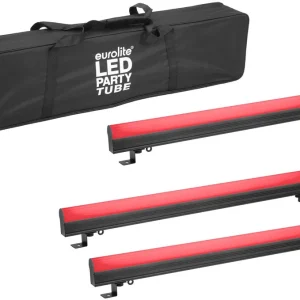 EUROLITE Set 3x AKKU PT-100/32 Pixel DMX Tube + Soft-Bag Kostenfreie Lieferung