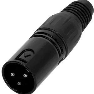 Bestseller Adam Hall Connectors 4 STAR C XM3 BLK - XLR Stecker 3-Pol Male