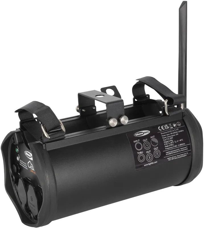SHOWTEC AirDrive 2.4 IP 5-poliger XLR-DMX-Transceiver Kostenloser Versand