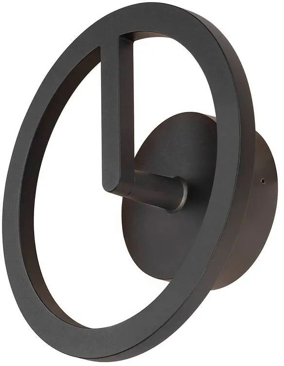 SLV Q-RING, Wandleuchte, 3000K, PHASE, IP65, schwarz Sofort Bestellen