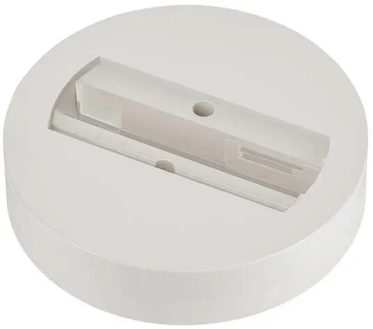 SLV Deckenrosette, für 1-Phasen-Adapter, weiß Solange Der Vorrat Reicht