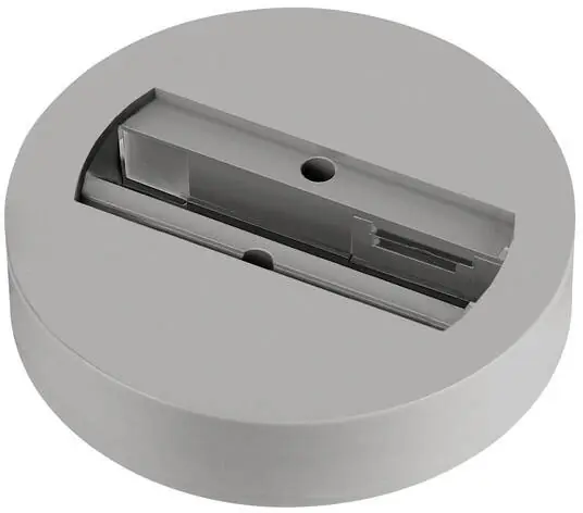 Sonderaktion SLV Deckenrosette, für 1-Phasen-Adapter, grau