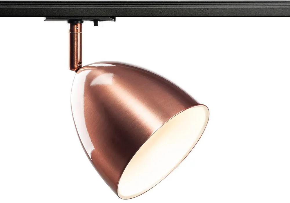 Neue Ware SLV PARA CONE 14, 1 Phasen System Leuchte, GU10, kupfer/weiß