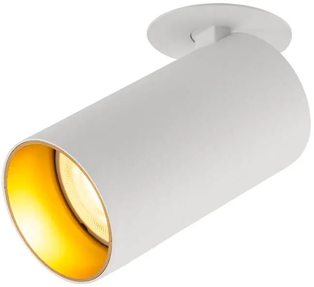 Neu SLV KAMI, Deckeneinbauleuchte, 1x max. 10W, GU10, weiß/gold