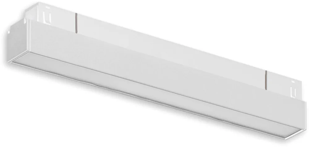 ISOLED Track48 Linearleuchte 30cm weiß, 10W, 120°, 48V DC, 4000K, CRI90, prismatisch, Line+ Top-Preis