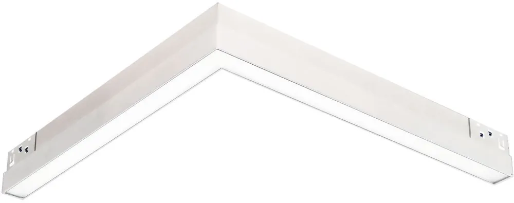 Mega-Angebot ISOLED Track48 Eckleuchte 90° horizontal weiß, 20W, 48V DC, 4000K, CRI90, prismatisch, Line+