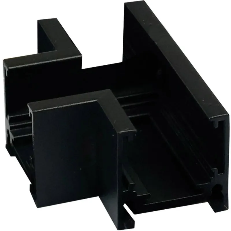 ISOLED Track48 T-Schiene horizontal für Aufbauschiene flat, schwarz, nicht stromführend Top-Preis