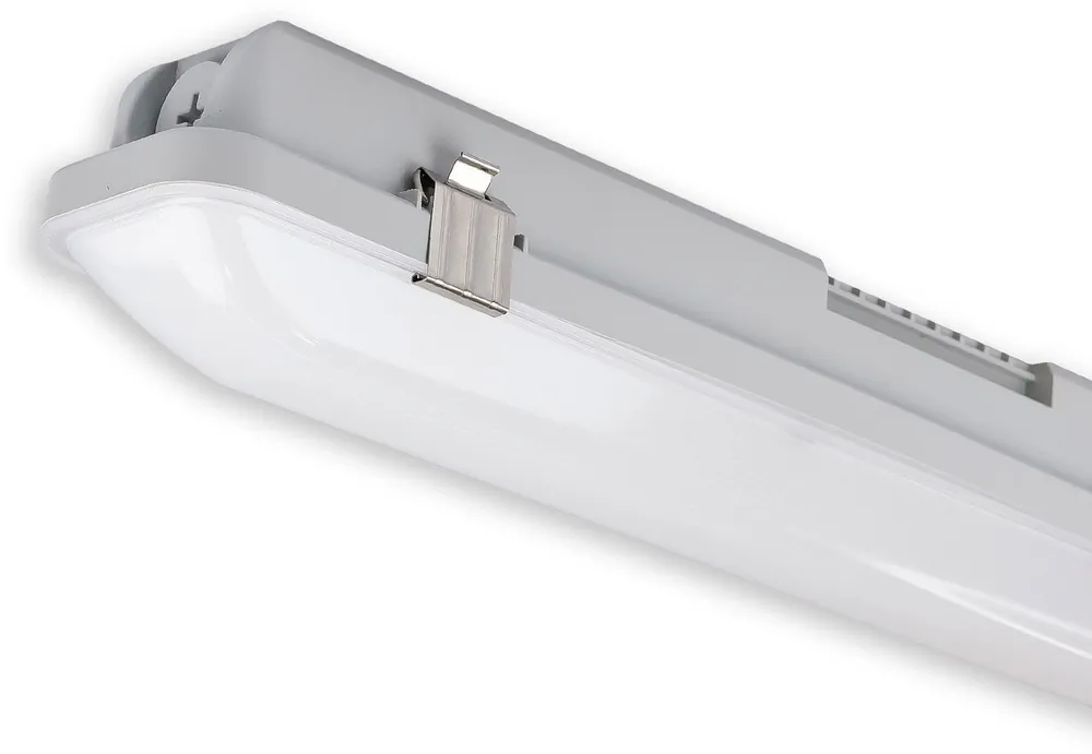 Nur Heute ISOLED LED Wannenleuchte SL 150cm, IP66, mit HF-Sensor, PowerSwitch 36-57W, 140lm/W, 4000K