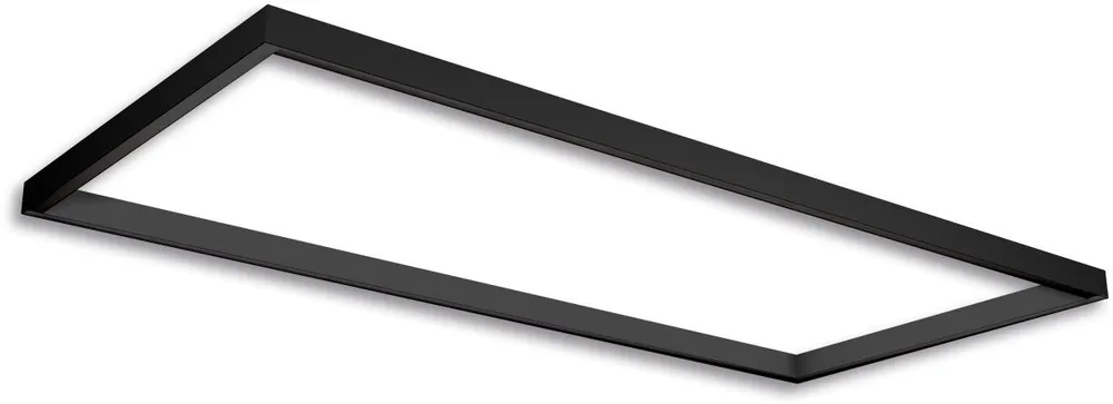 Expressversand ISOLED Track48 Leuchtenrahmen H50, Innenformat 592x1500mm, schwarz, exkl. Trafo