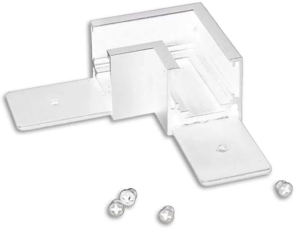 ISOLED Track48 Eckschiene 90° horizontal für Aufbauschiene flat, weiß, nicht stromführend Knallerangebot
