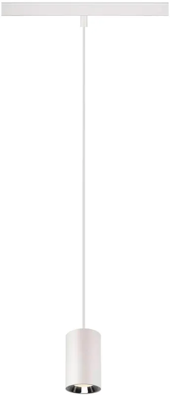 SLV NUMINOS® XS, 48V Pendelleuchte, Pendellänge 150cm, 4000K, 40°, DALI 2, matt weiß Aktuell