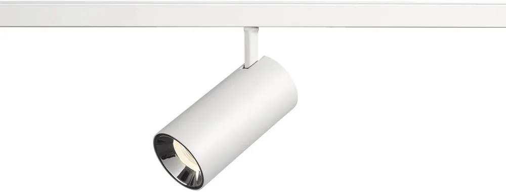 Schnäppchen SLV NUMINOS® S, 48V Spot, rund, 4000K, 16W, DALI 2, 20°, matt weiß / glänzend chrom