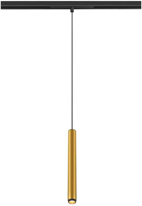 Bestpreis SLV GRIP! S, 48V Pendelleuchte, Pendellänge 200cm, 3000 K, 29°, DALI, gold / schwarz
