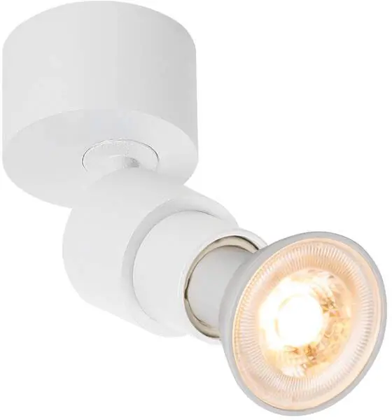 Garantierte Lieferung SLV PURI 2.0 Basic, Wand- und Deckenaufbauleuchte, rund, 1x max. 6W GU10, weiß