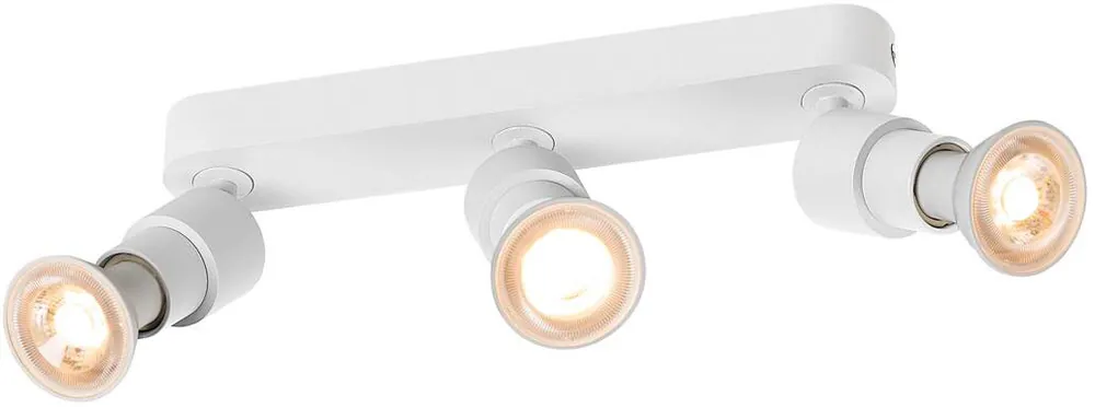 SLV PURI 2.0 Basic, Wand- und Deckenaufbauleuchte, long, rund, 3 x max. 6W GU10, weiß Highlight