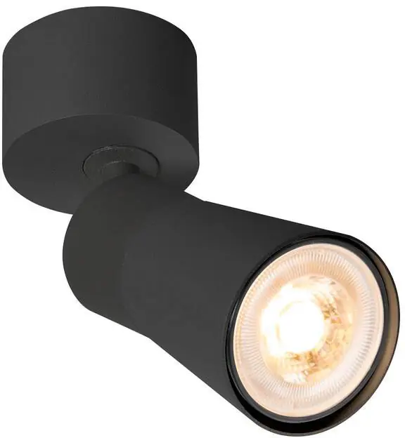 Highlight SLV PURI 2.0 Cone, Wand- und Deckenaufbauleuchte, 1x max. 6W GU10, schwarz