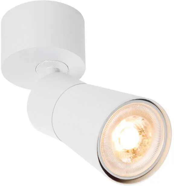 Geprüft SLV PURI 2.0 Cone, Wand- und Deckenaufbauleuchte, 1x max. 6W GU10, weiß