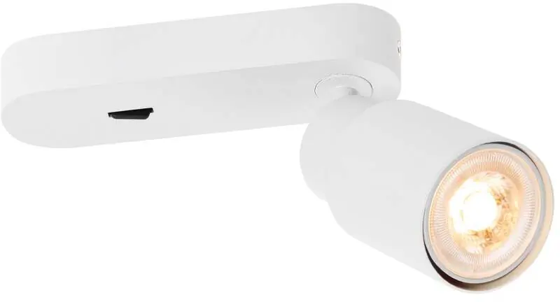 SLV PURI 2.0 Tube, Wand- und Deckenaufbauleuchte, Schalter, rechteckig, 1x max. 6W GU10, weiß Neu