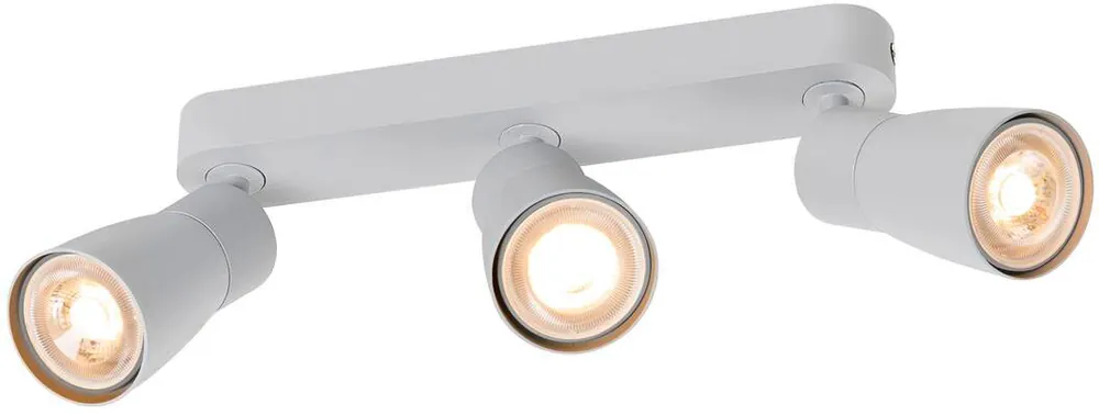 SLV PURI 2.0 Dome, Wand- und Deckenaufbauleuchte, long, 3 x max. 6W GU10, grau Neu Im Sortiment