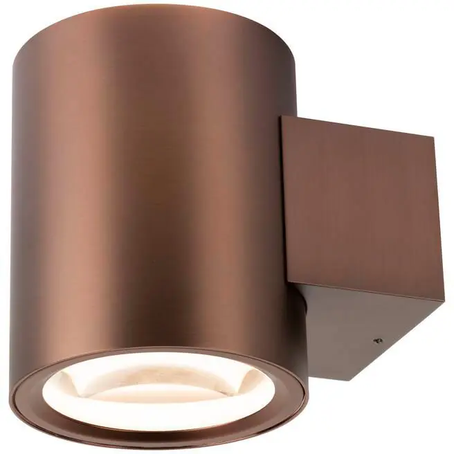 Sale SLV OCULUS, Wandaufbauleuchte, rund, 2000-3000K, 15W, Dim-to-Warm, PHASE, 100°, dunkel kupfer