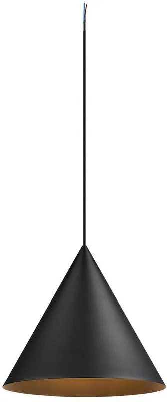 SLV MAGICO 38, Pendelleuchte, E27, Pendellänge 180cm, 1x max. 10W, matt schwarz Direktkauf