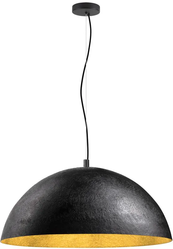 SLV FORCHINI 70, Pendelleuchte, E27, Pendellänge 150cm, 1x max. 40W, matt schwarz / matt gold Beliebt