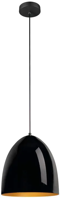 Top-Angebot SLV PARA CONE 30, Pendelleuchte, Pendellänge 250cm, E27, 1x max. 60W, schwarz / gold