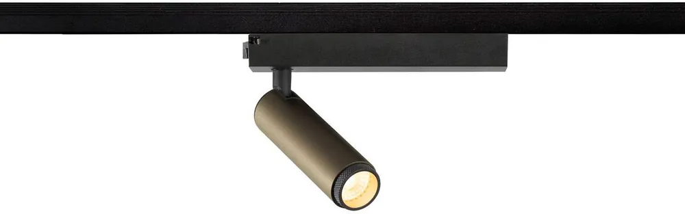 Markenware SLV GRIP! S, 1~ Spot, zylindrisch, 2000-3000K, 11W, Dim-to-Warm, PHASE, 29°, bronze / schwarz