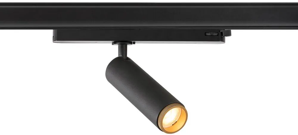 Versand Am Gleichen Tag SLV GRIP! M, 3~ Spot, zylindrisch, 2000-3000K, 15W, Dim-to-Warm, PHASE, 42°, schwarz / gold