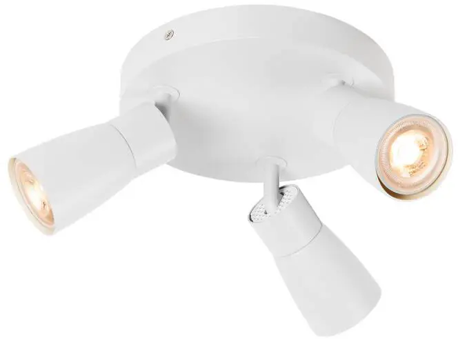 Nur Für Kurze Zeit SLV PURI 2.0 Dome, Wand- und Deckenaufbauleuchte, rund, 3 x max. 6W GU10, weiß
