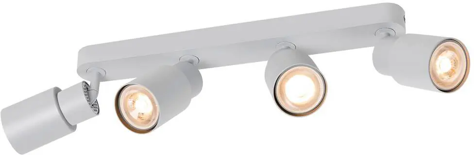 Neue Ware SLV PURI 2.0 Tube, Wand- und Deckenaufbauleuchte, long, 4 x max. 6W GU10, grau