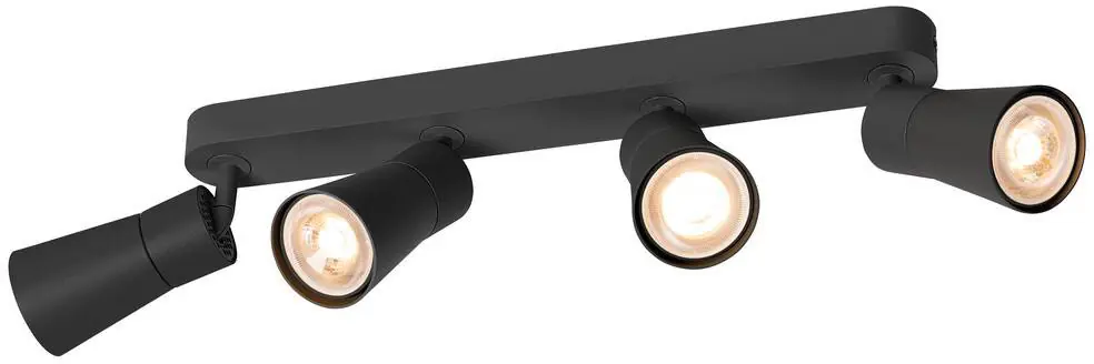 Gratis Versand SLV PURI 2.0 Cone, Wand- und Deckenaufbauleuchte, long, 4 x max. 6W GU10, schwarz
