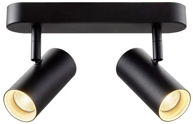 Nur Heute SLV NOBLO®, Wand- und Deckenaufbauleuchte, double, rund, 3000K, 12W, PHASE, 32°, schwarz
