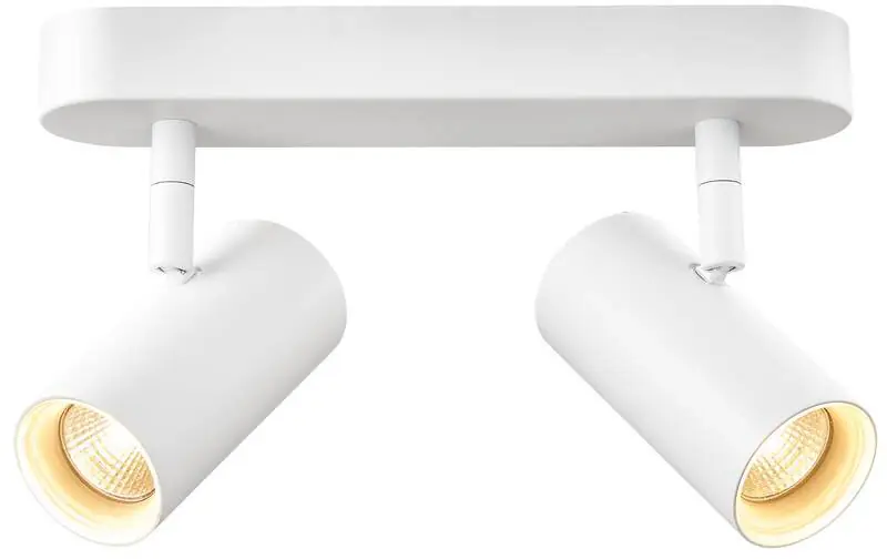 SLV NOBLO®, Wand- und Deckenaufbauleuchte, double, rund, 2700K, 12W, PHASE, 32°, weiß Preiswert