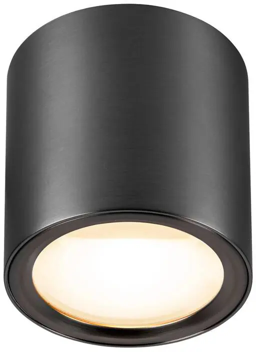 Nur Heute SLV OCULUS, Deckenaufbauleuchte, rund, 2000-3000K, 11W, Dim-to-Warm, PHASE, 100°, dunkel bronze
