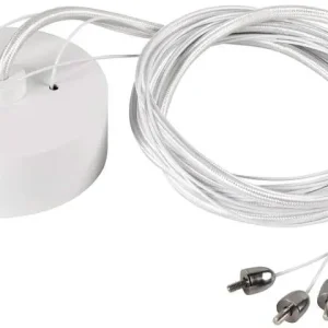 Bestpreis SLV DECONA, Abhängeset, Pendellänge 150cm, weiß
