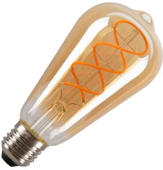 Neue Kollektion SLV LED ST64, LED-Leuchtmittel, gold, E27, 4W, 1800K