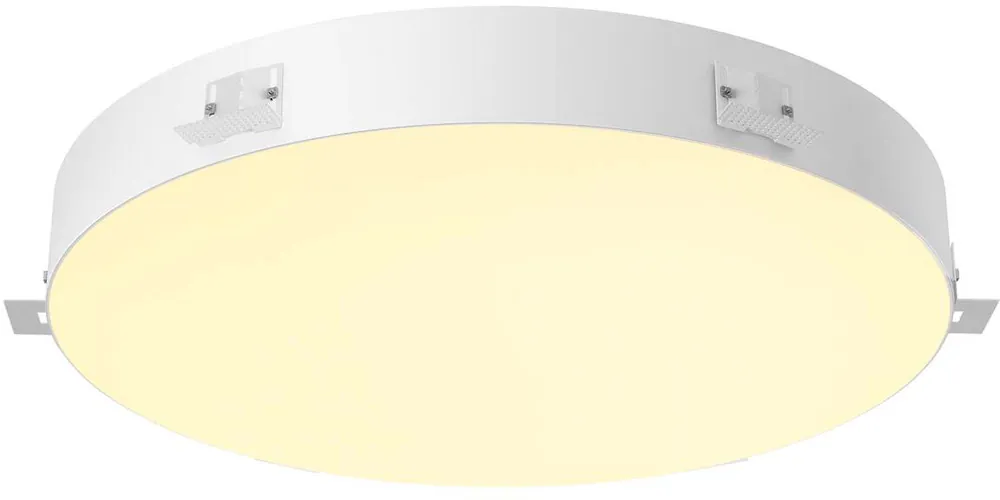 SLV MEDO® 90, Deckeneinbauleuchte, frameless, 3000/4000K, 80°, IP20, rund, weiß Must-Have
