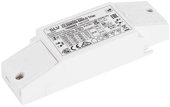 Top-Seller SLV LED Treiber 20W, 350-500mA, PHASE
