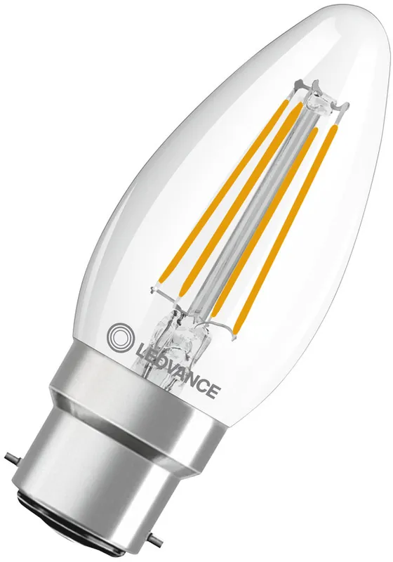 LEDVANCE LED CLASSIC B P 4W 827 FIL CL B22d Online Kaufen