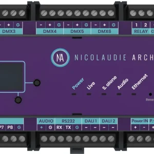 Neu NICOLAUDIE ARCHITECTURAL DINA - DR1 DIN-Schienenmontierter, fortschrittlicher Lichtsteuerungsregler