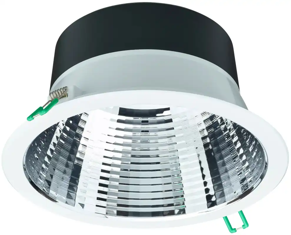 Kracherpreis PHILIPS CoreLine Downlight gen5, 20,5 W, D200 mm, 2250 lm, 3000 K, DALI, UGR19, Facettiert