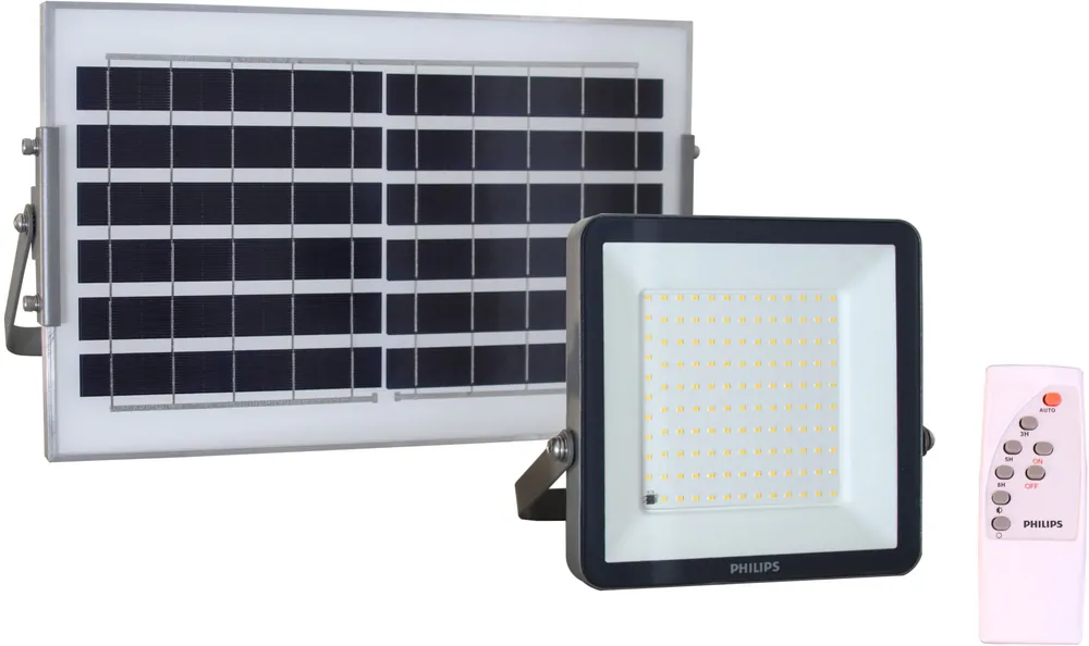 Top-Seller PHILIPS LED-Flutlichtstrahler Solar, 6,5 W, 910 lm, 4000 K, CRI80, IR-Fernbedienung, symmetrisch