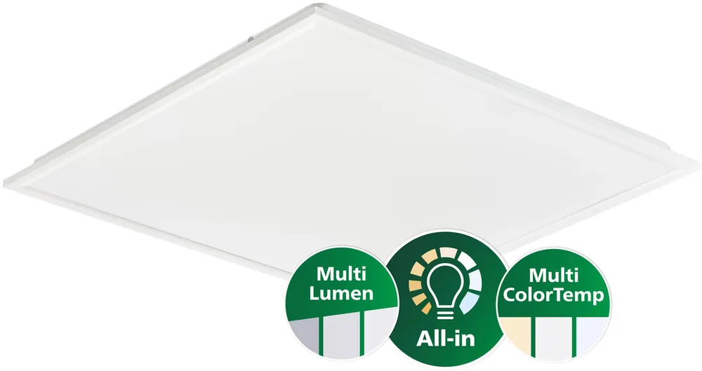PHILIPS CoreLine Panel gen6, All-in, 31 W, 22 W, 600x600 mm, VPC, 2900 lm, 3100 lm, 3350 lm, 3600 Begrenztes Angebot