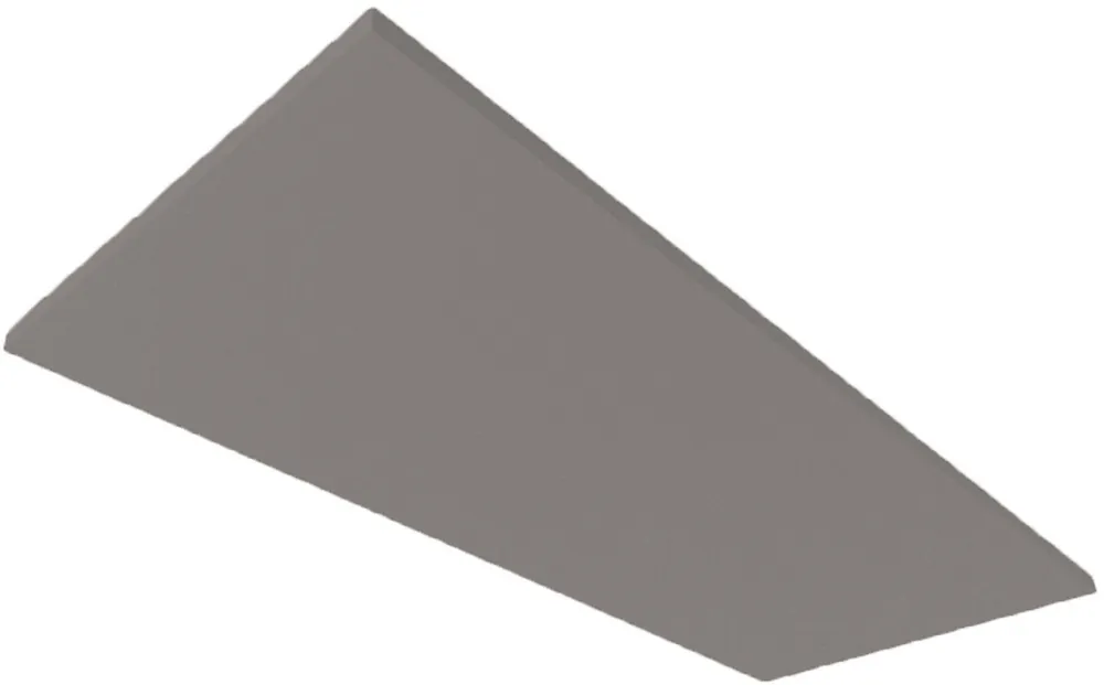 Preisreduziert ISOLED Akustikabsorber H25 für Leuchtenrahmen mit Innenformat 592x1500mm, grau