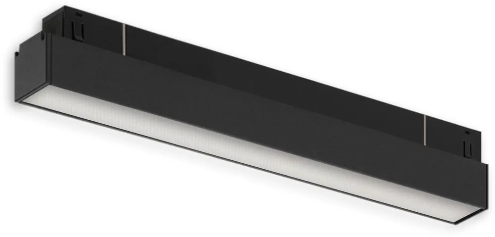 Online Kaufen ISOLED Track48 Linearleuchte 30cm schwarz, 10W, 120°, 48V, 3000K, CRI90, prismatisch, Line+, DALI
