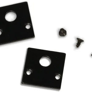 Abverkauf ISOLED Track48 Endkappe für Aufbauschiene flat, schwarz, 2 Stück